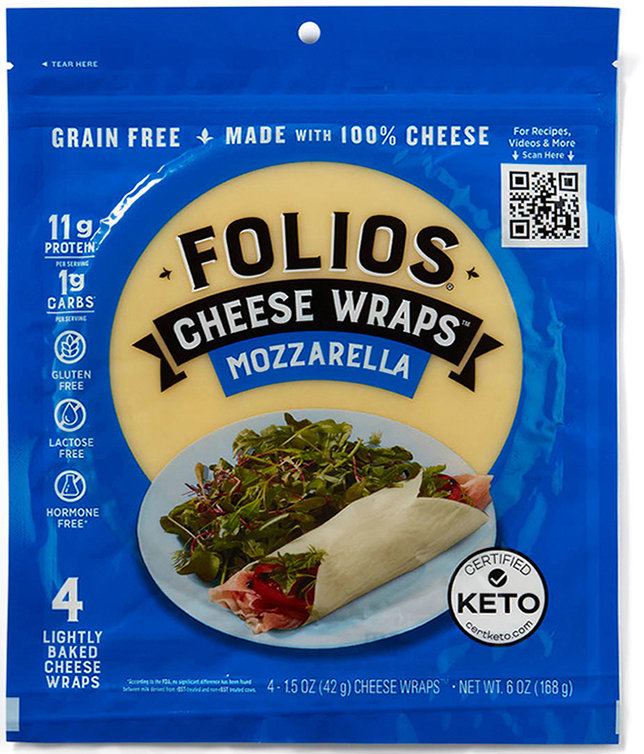 Folios® Cheese Wraps™ Mozzarella | Cheese Folios